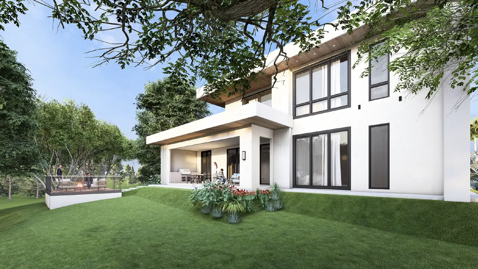 Exterior de residencia Ave de Paraiso con terraza al aire libre en Lucero